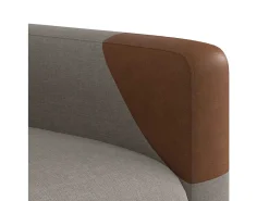Poltrona de massagens reclinável tecido cinzento-acastanhado SHL773796^ Poltrona