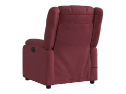 Outlet Poltrona de massagens reclinável tecido tinto SHL939102 Vermelho