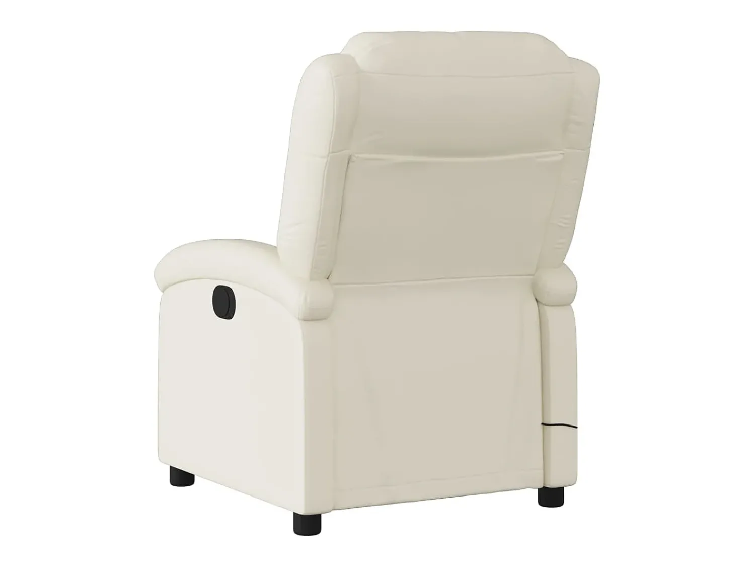 Poltrona| Poltrona de massagens reclinável couro artificial cor SHL886685 Creme