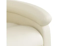 Poltrona| Poltrona de massagens reclinável couro artificial cor SHL886685 Creme