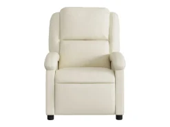 Poltrona| Poltrona de massagens reclinável couro artificial cor SHL886685 Creme
