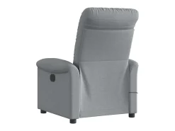 Clearance Poltrona de massagens reclinável elétrica tecido -claro SHL381384 Cinzento