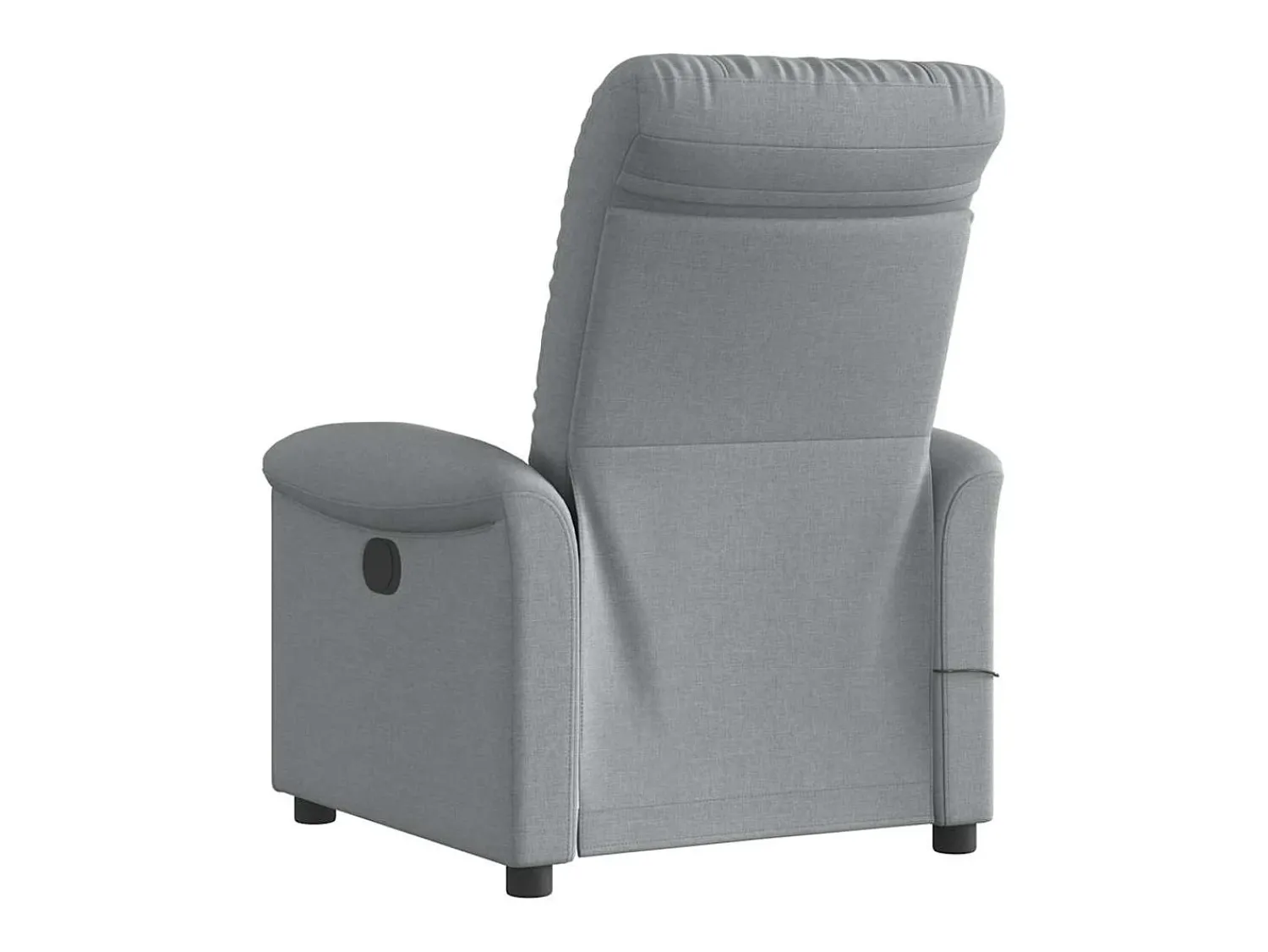 Clearance Poltrona de massagens reclinável elétrica tecido -claro SHL381384 Cinzento