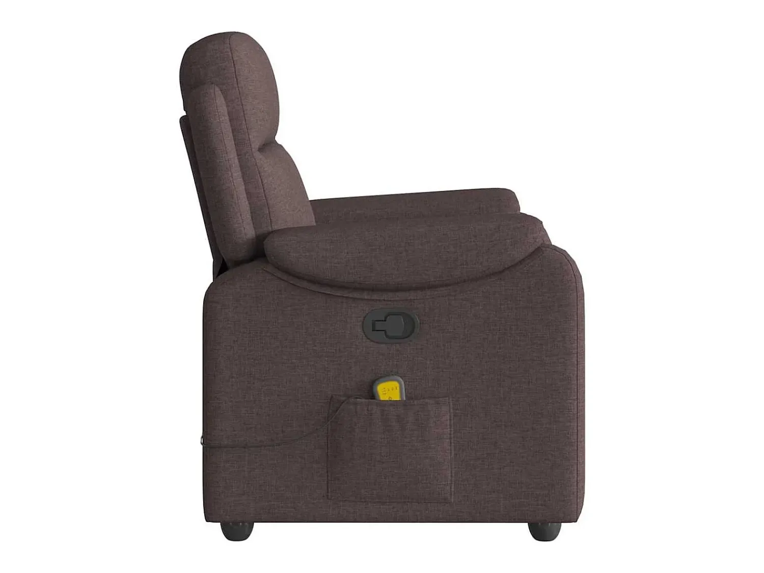 Poltrona* Poltrona de massagens reclinável tecido -escuro SHL481347 Castanho
