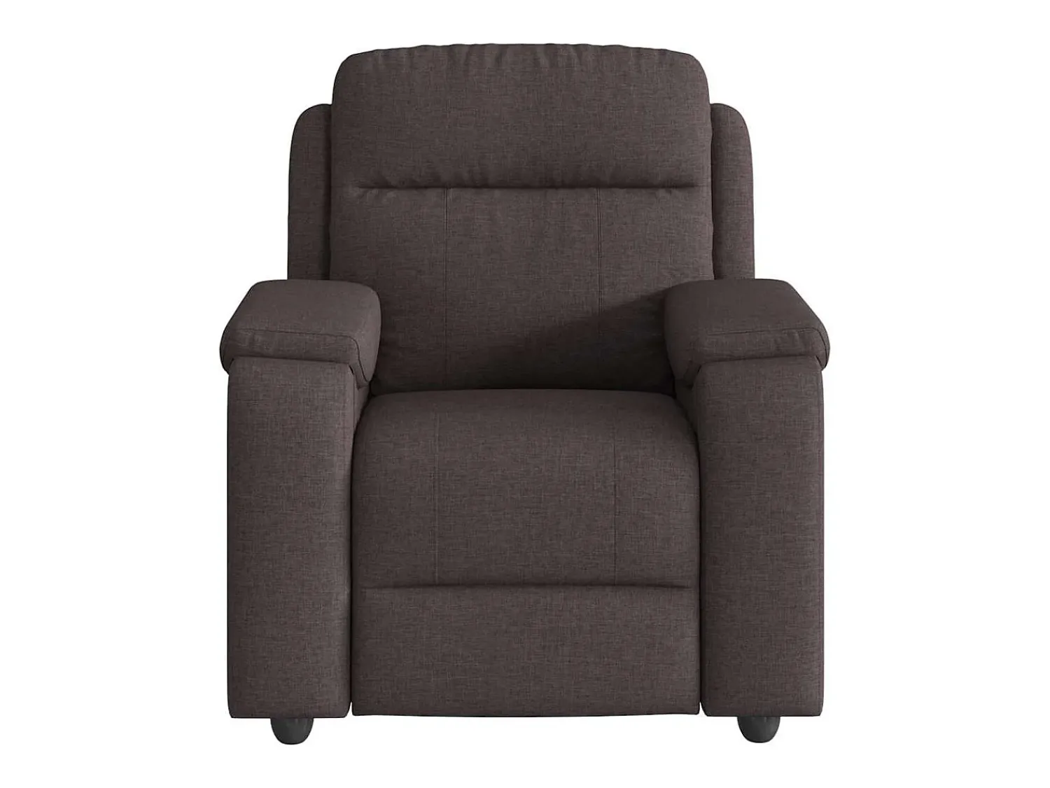 Poltrona* Poltrona de massagens reclinável tecido -escuro SHL481347 Castanho