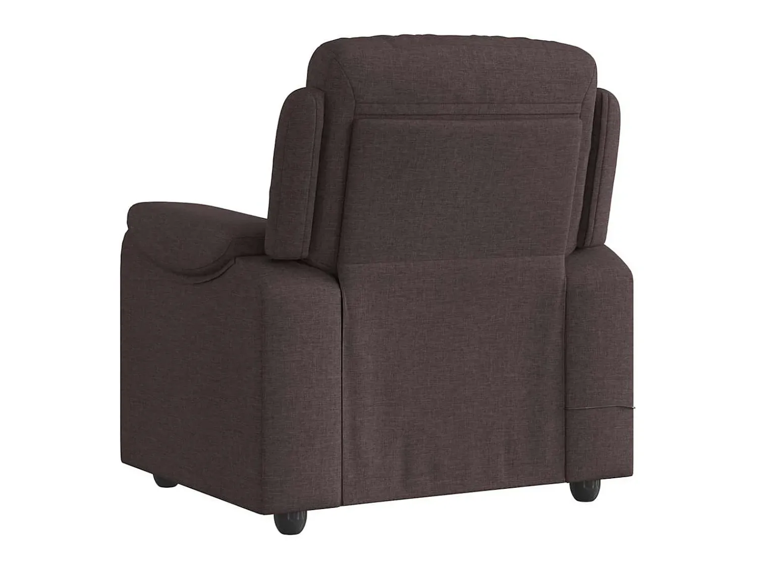 Poltrona* Poltrona de massagens reclinável tecido -escuro SHL481347 Castanho