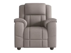 Outlet Poltrona de massagens reclinável tecido cinzento-acastanhado SHL459951 Taupe