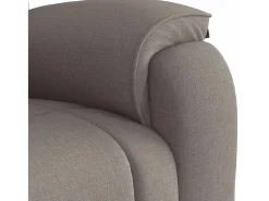 Outlet Poltrona de massagens reclinável tecido cinzento-acastanhado SHL459951 Taupe