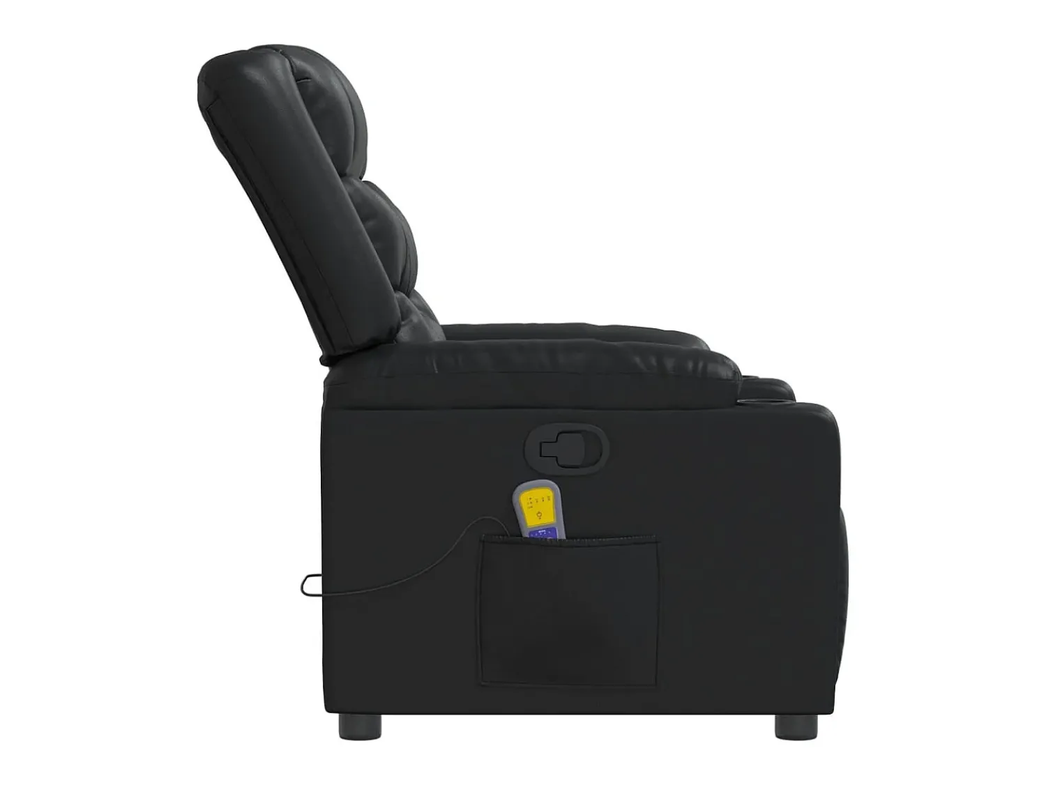 Poltrona de massagens reclinável couro artificial SHL830327^ Poltrona