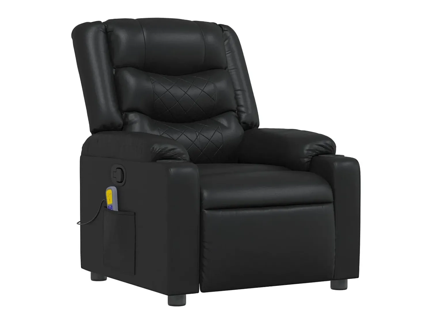 Poltrona de massagens reclinável couro artificial SHL830327^ Poltrona