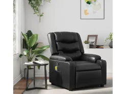 Poltrona de massagens reclinável couro artificial SHL830327^ Poltrona