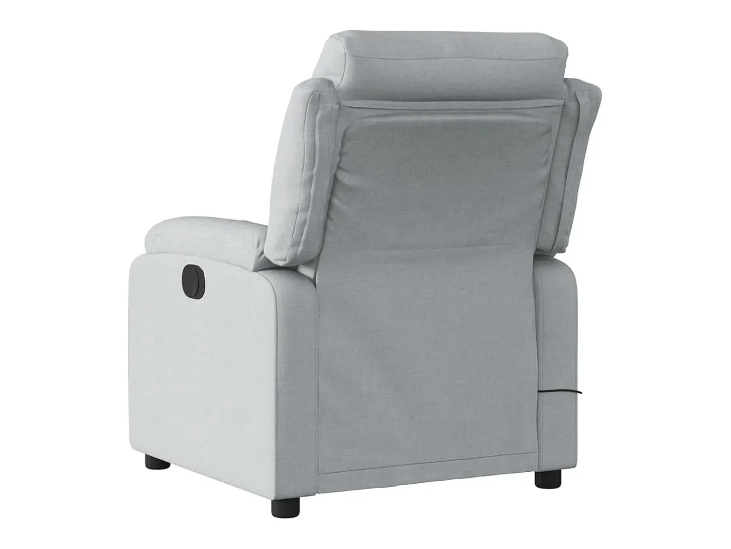 Discount Poltrona de massagens reclinável elétrica tecido -claro SHL847228 Cinzento