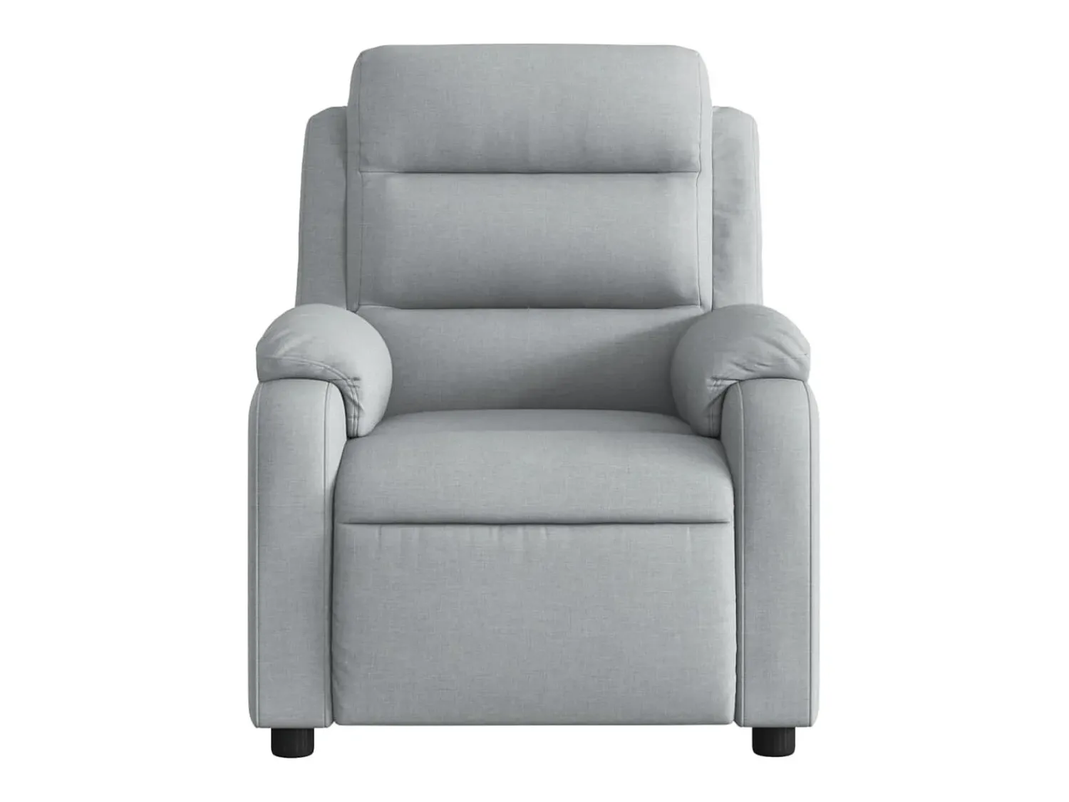 Discount Poltrona de massagens reclinável elétrica tecido -claro SHL847228 Cinzento