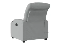 Best Poltrona de massagens reclinável tecido -claro SHL732747 Cinzento