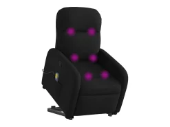 Poltrona* Poltrona de massagens reclinável elevatória tecido SHL427282 Preto