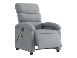 Poltrona* Poltrona de massagens reclinável elétrica tecido -claro SHL926919 Cinzento