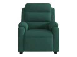 Poltrona| Poltrona de massagens reclinável elétrica veludo verde-escuro SHL716325 Verde pinho