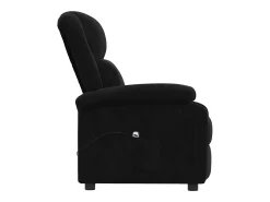 Sale Poltrona de massagens reclinável veludo SHL38838 Preto