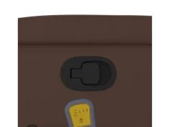 Poltrona| Poltrona de massagens reclinável couro artificial SHL4185 Castanho