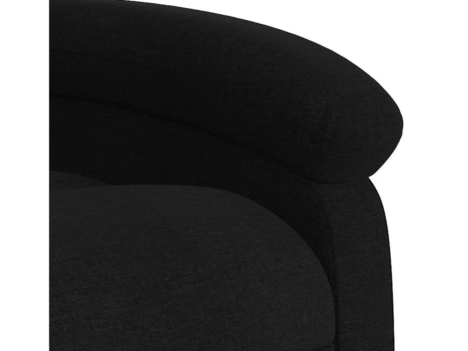 Poltrona|vidaxl Poltrona de massagens reclinável tecido Preto