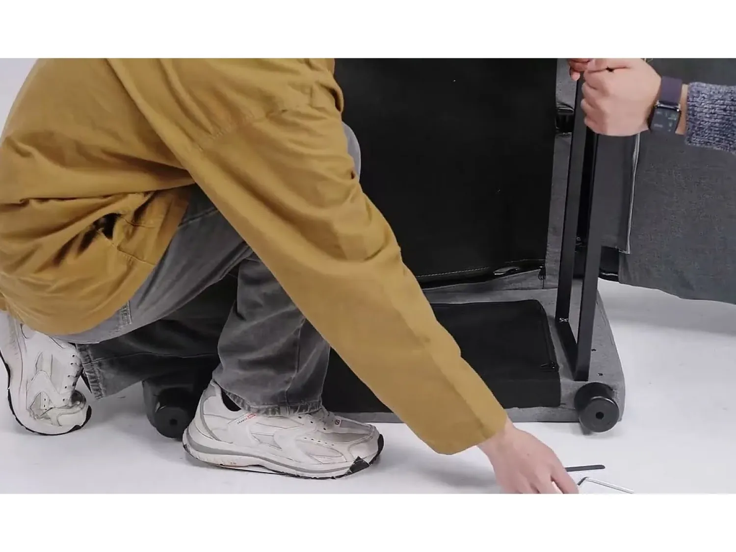 Poltrona|vidaxl Poltrona de massagens reclinável tecido Preto