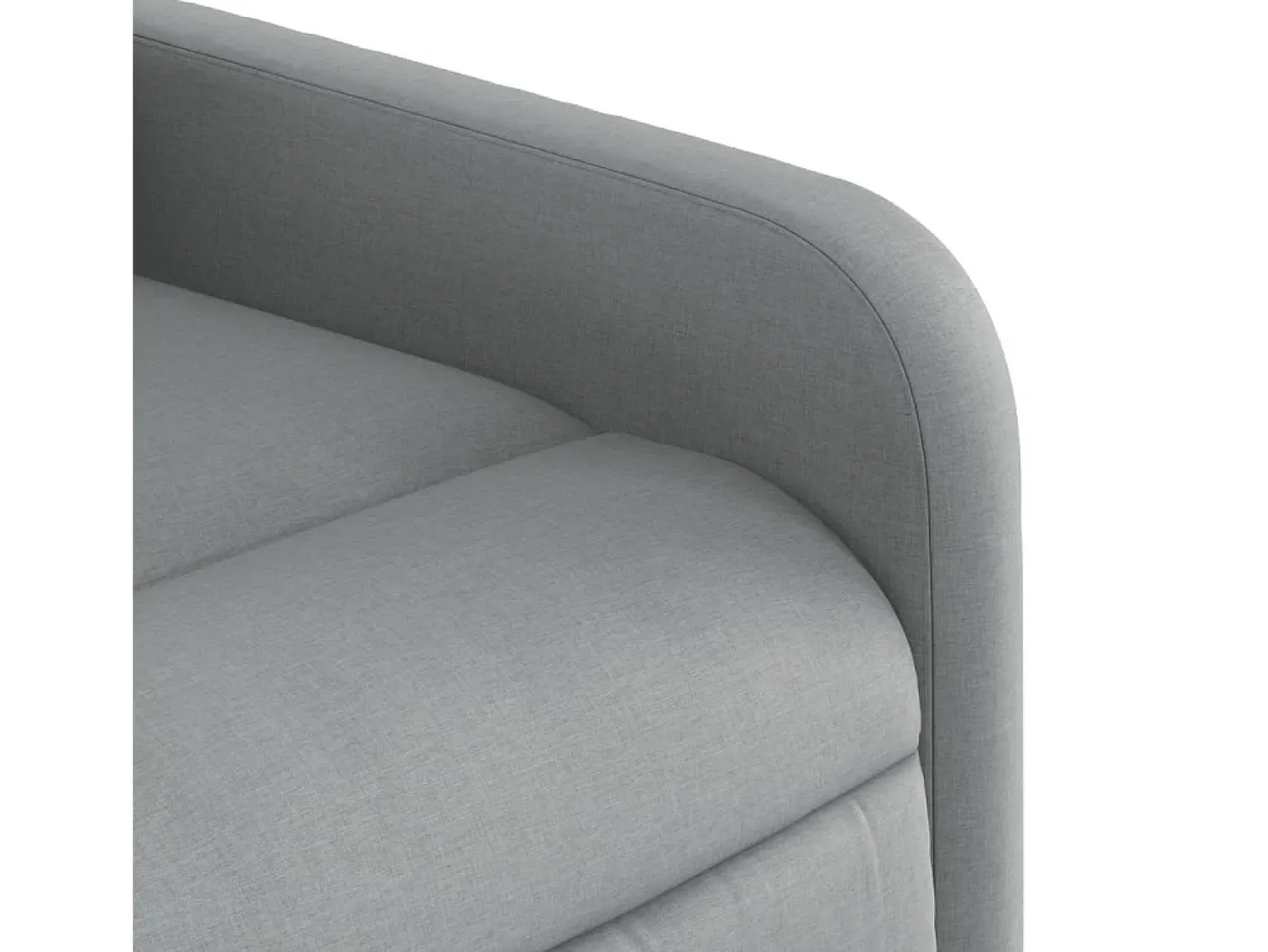 New Poltrona de massagens reclinável tecido -claro SHL708546 Cinzento