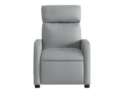 New Poltrona de massagens reclinável tecido -claro SHL708546 Cinzento