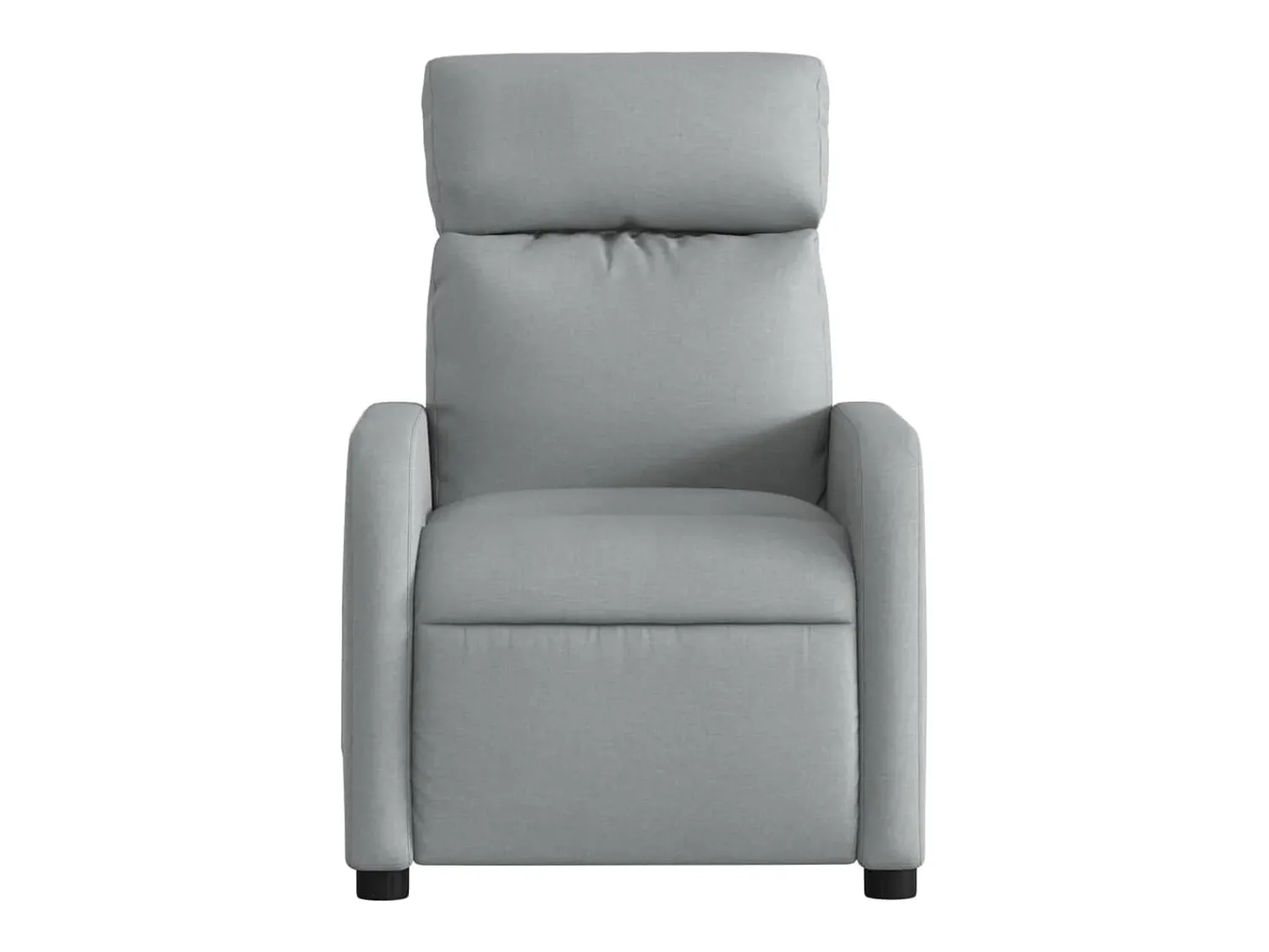 New Poltrona de massagens reclinável tecido -claro SHL708546 Cinzento