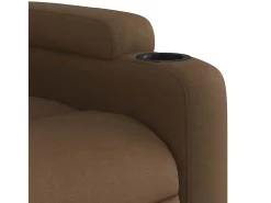 Poltrona de massagens reclinável tecido SHL960195^ Poltrona