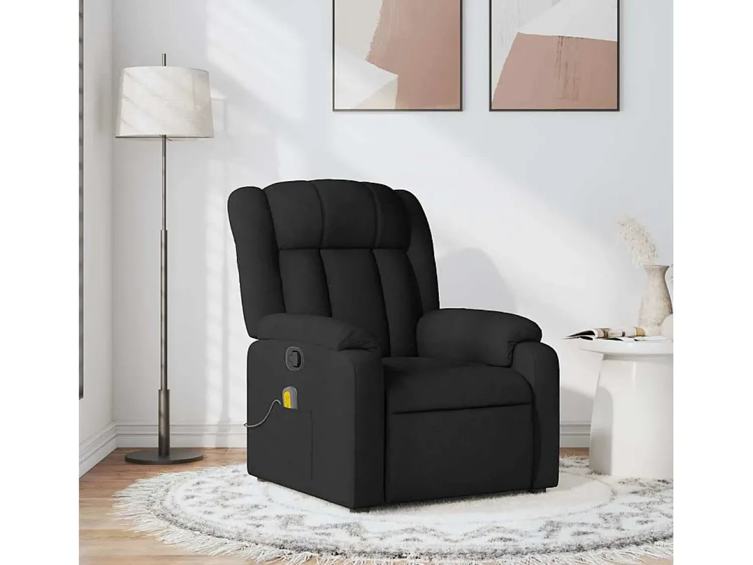 Poltrona de massagens reclinável tecido SHL888610^ Poltrona