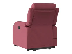 Poltrona de massagens reclin. elevatória tecido tinto PT542921^ Poltrona