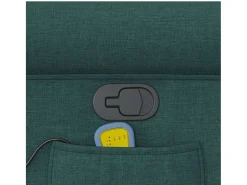 Poltrona de massagens reclinável tecido verde-escuro SHL836467^ Poltrona