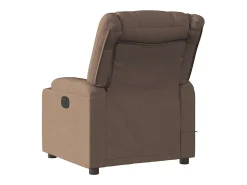 Online Poltrona de massagens reclinável elétrica tecido SHL963908 Castanho