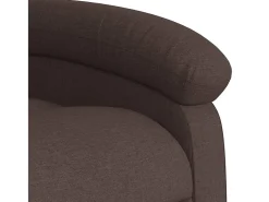 Poltrona| Poltrona de massagens reclinável tecido -escuro SHL646224 Castanho
