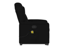 Clearance Poltrona de massagens reclinável elevatória tecido SHL280482 Preto