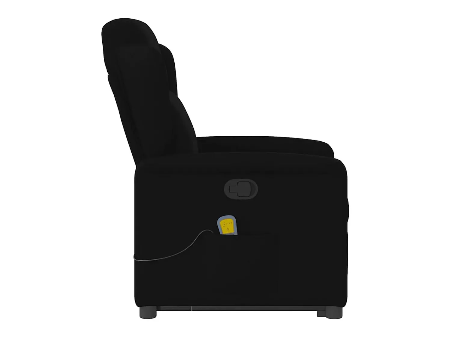 Clearance Poltrona de massagens reclinável elevatória tecido SHL280482 Preto