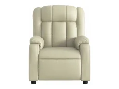 Outlet Poltrona de massagens reclinável couro artificial cor SHL710984 Creme