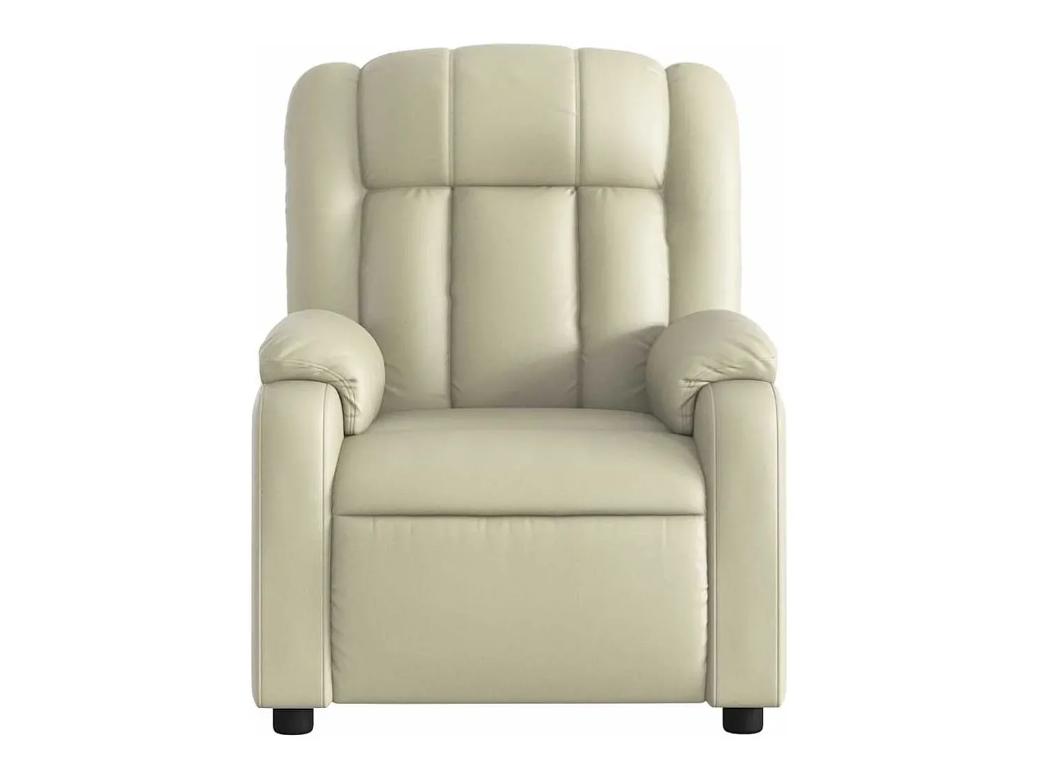 Outlet Poltrona de massagens reclinável couro artificial cor SHL710984 Creme