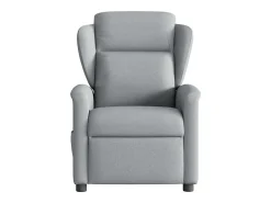 Online Poltrona de massagens reclinável elétrica tecido -claro SHL593520 Cinzento