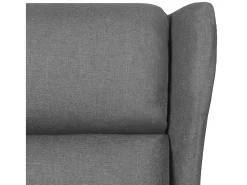 Poltrona|vidaxl Poltrona de massagens tecido -claro Cinzento