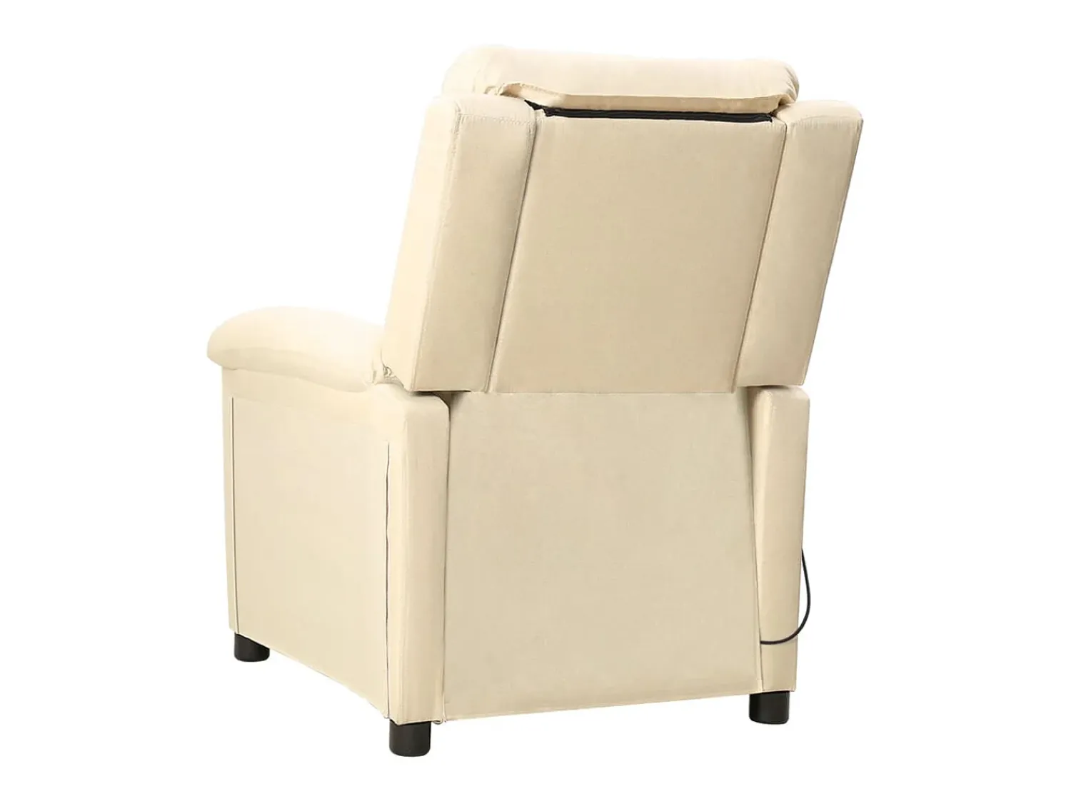 vidaxl Poltrona de massagens tecido cor^ Poltrona