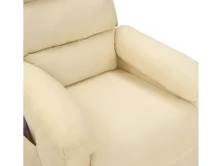 vidaxl Poltrona de massagens tecido cor^ Poltrona