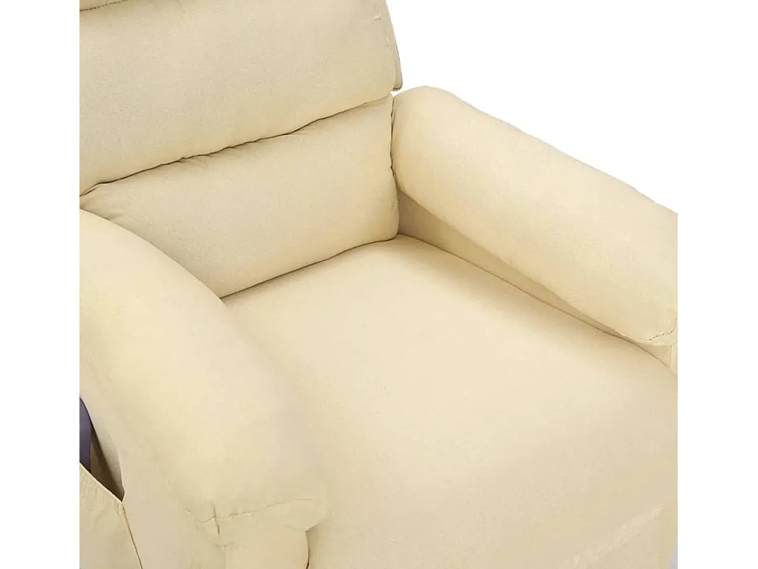 vidaxl Poltrona de massagens tecido cor^ Poltrona