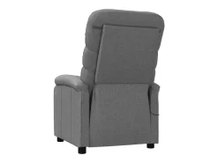 Best vidaxl Poltrona de massagens tecido -escuro Cinzento
