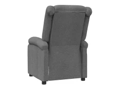 Hot vidaxl Poltrona de massagens tecido -escuro Cinzento