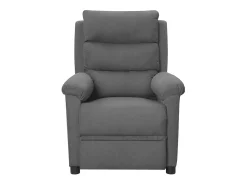vidaxl Poltrona de massagens tecido -claro^ Poltrona