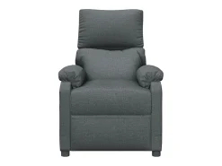 vidaxl Poltrona de massagens tecido -escuro^ Poltrona