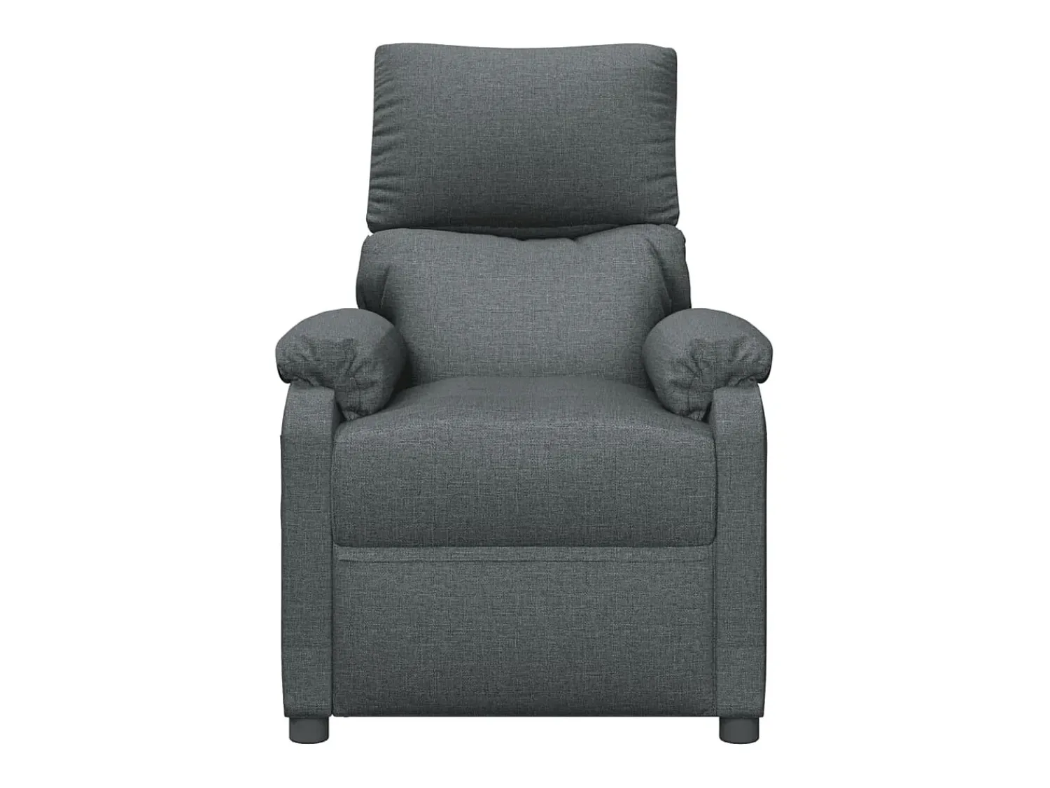 vidaxl Poltrona de massagens tecido -escuro^ Poltrona
