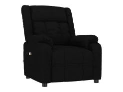 vidaxl Poltrona de massagens tecido^ Poltrona
