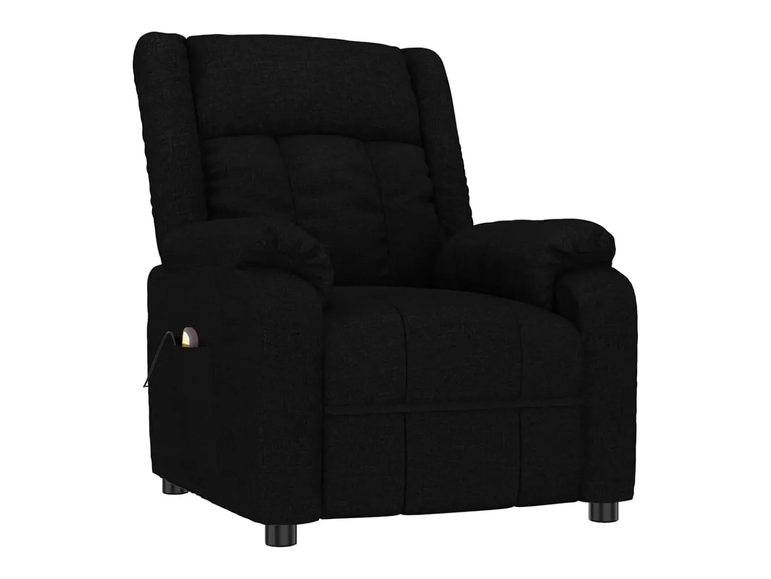vidaxl Poltrona de massagens tecido^ Poltrona